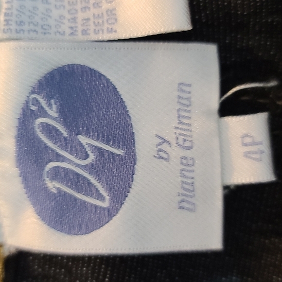 DG2 Diane Gilman black jeans size 4P - Picture 4 of 5